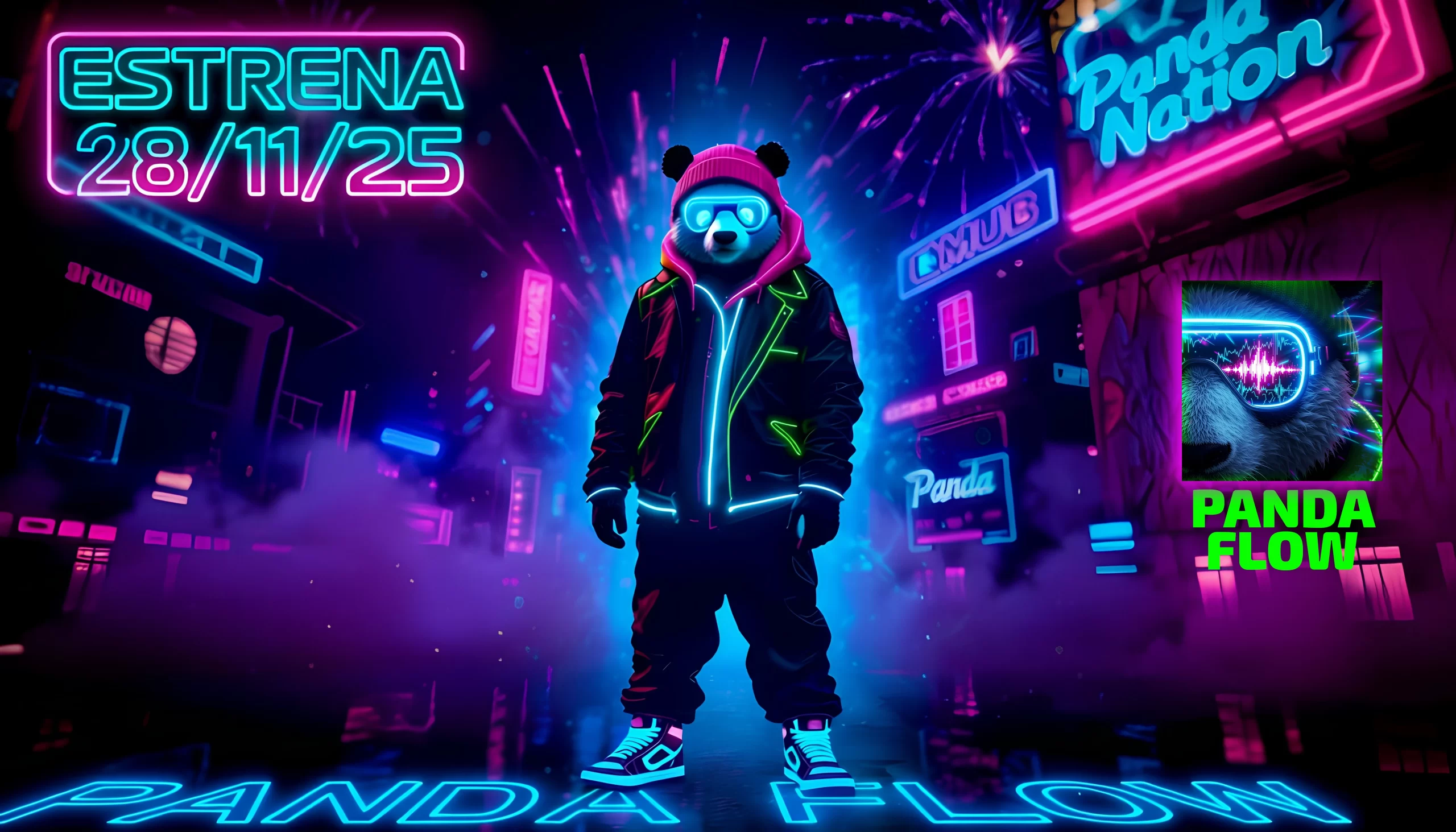 Panda Flow – Neon Panda DJ, single oficial disponible